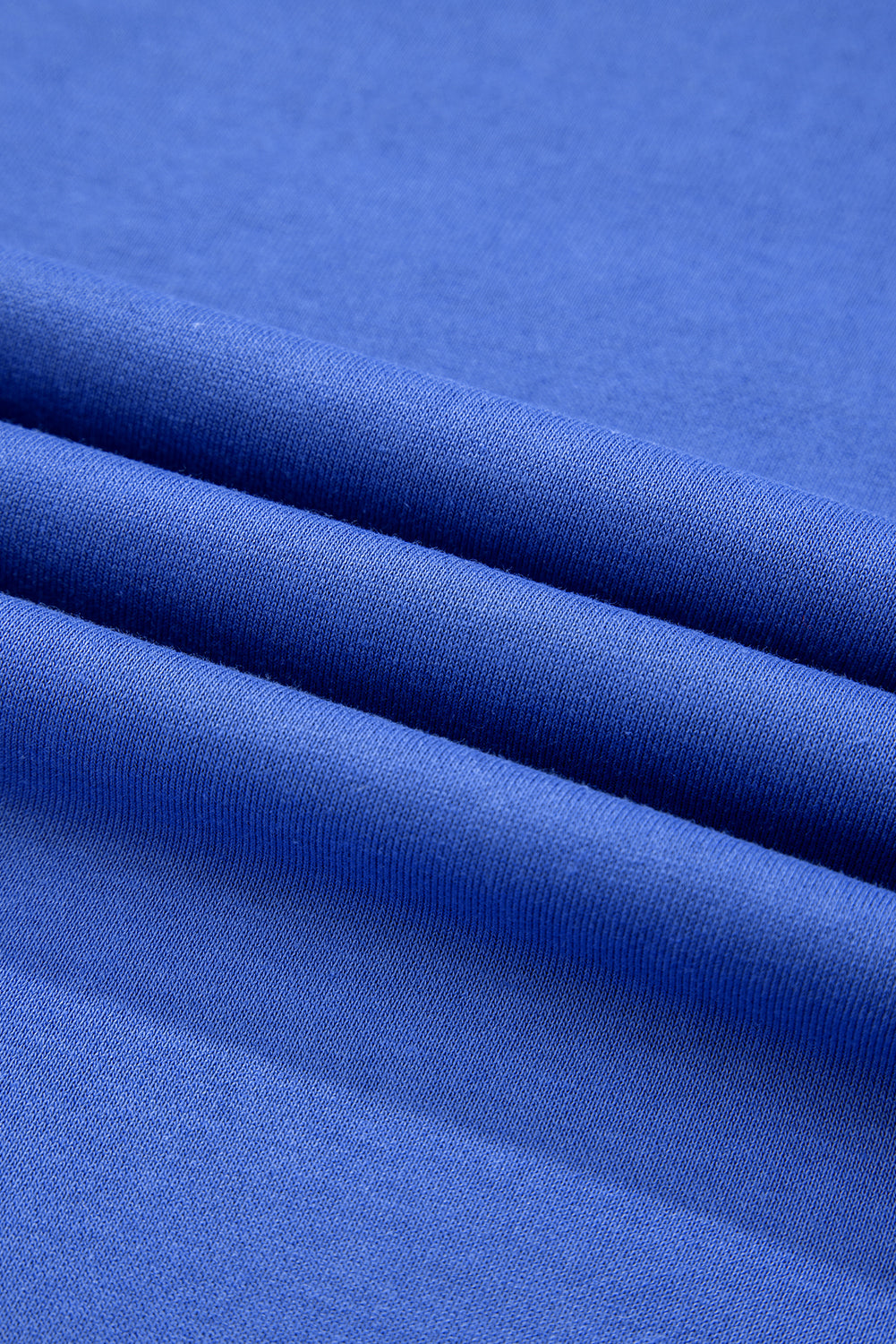 Sky Blue Varsity Sleeve Contrast Shift Sweatshirt Dress