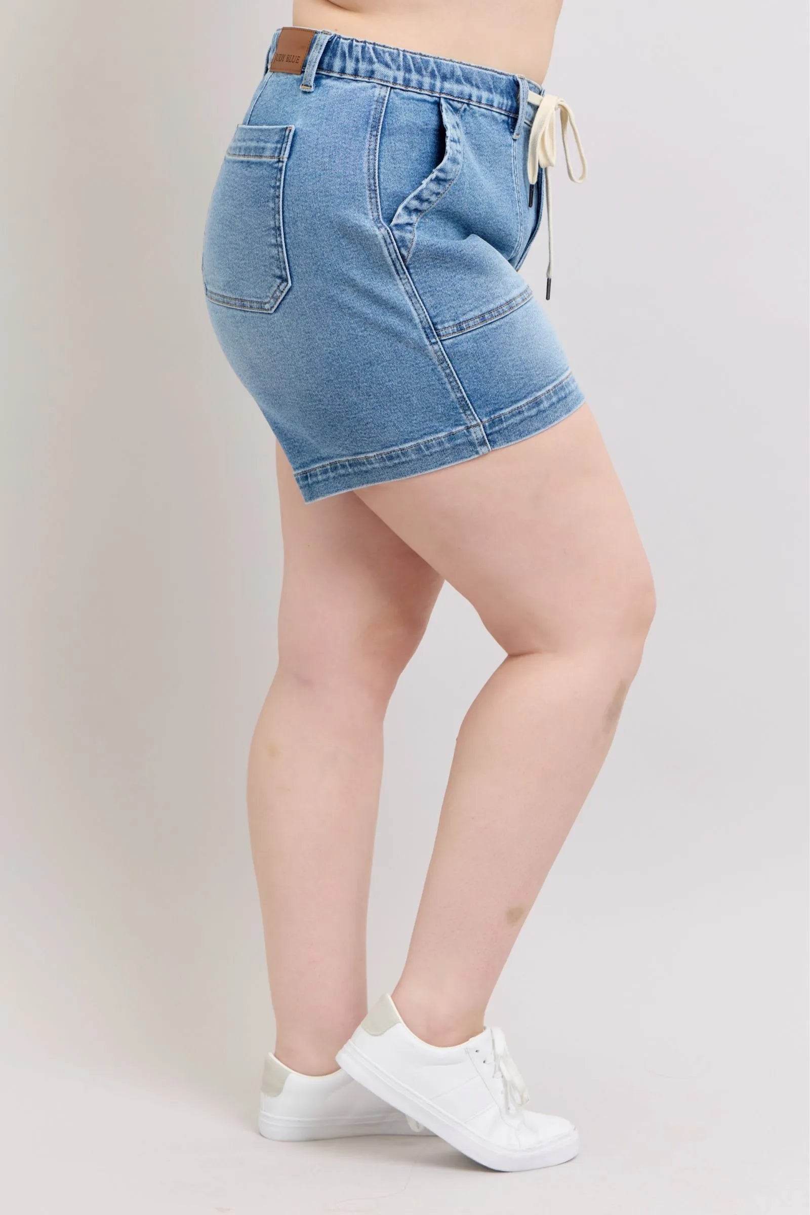 Judy Blue Plus Size High Waist Vintage Denim Shorts