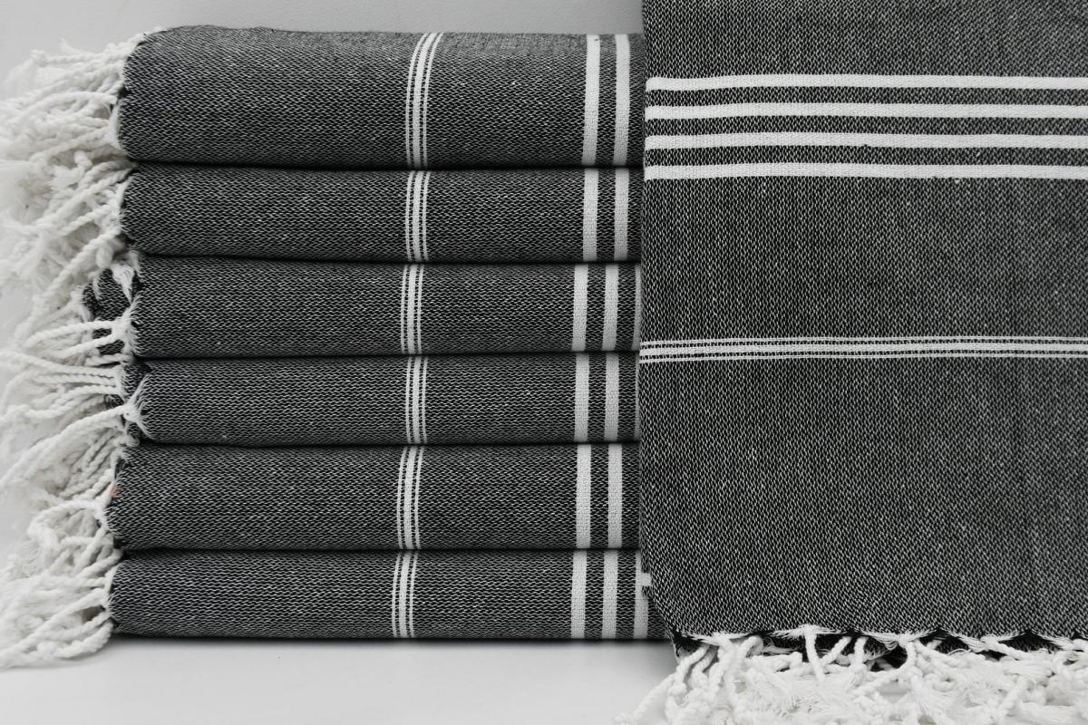 Basiclayersca Basiclayersca Basiclayersca Basiclayersca Monaco Black Turkish Towel 100 Percent Natural - Premium Quality General | Fast Shipping & Returns - Premium Quality General > Premium Collection | Fast Shipping & Returns - Premium Quality Genera...