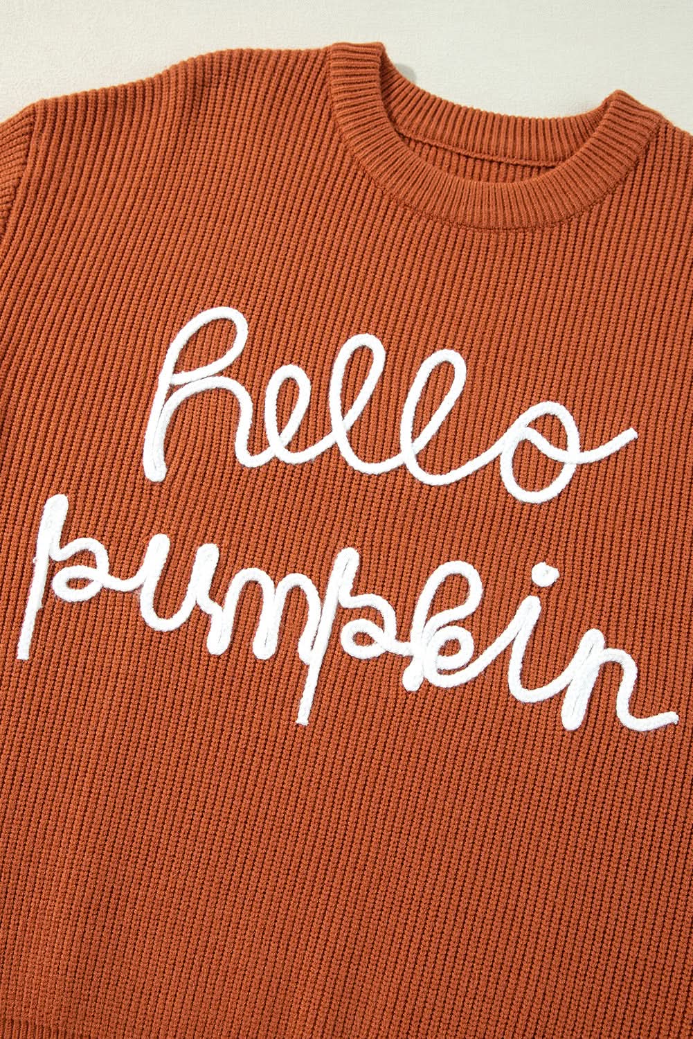 Flamingo hello pumpkin sweater