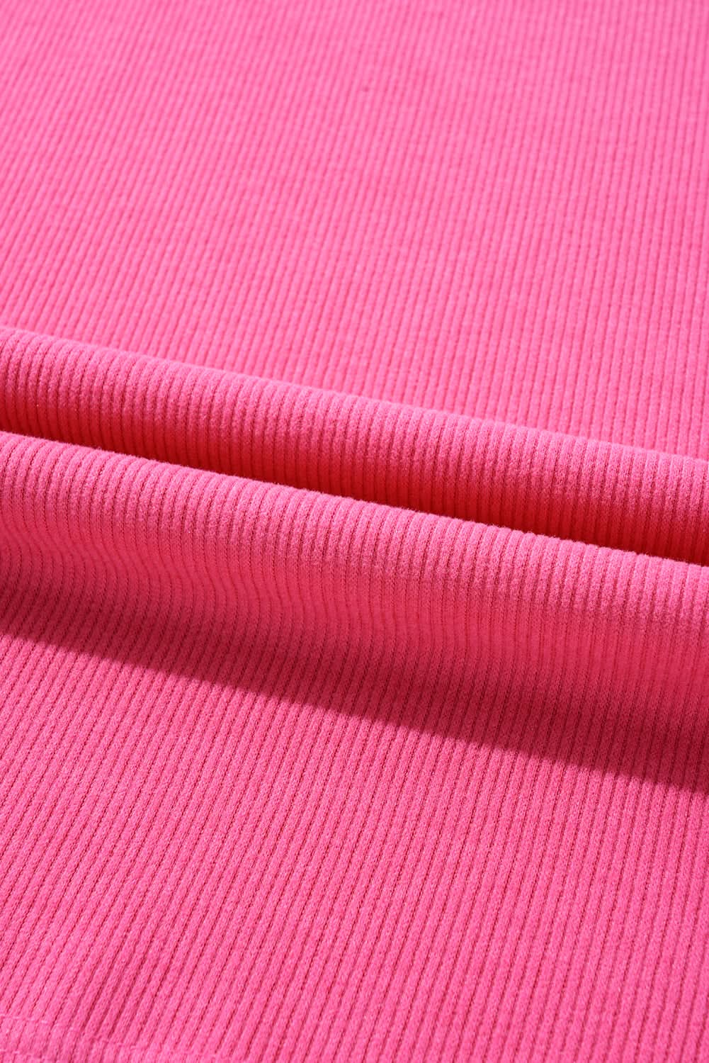 Bright pink plus-size floral top