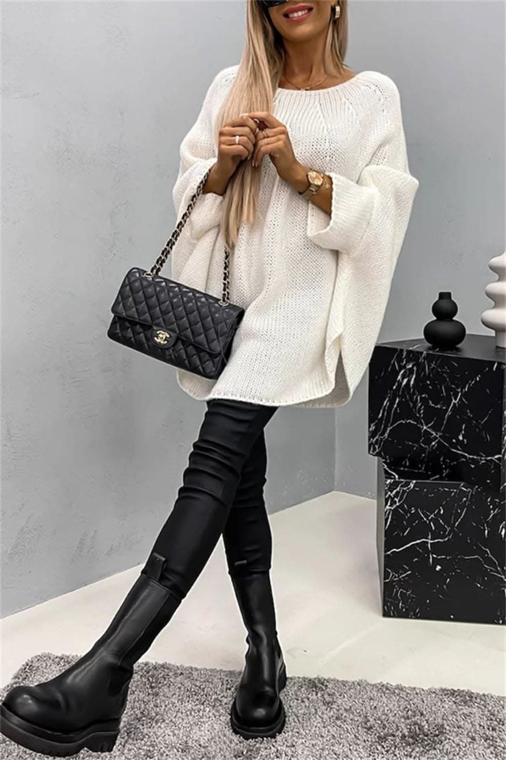 Cozy Batwing Sleeve Sweater