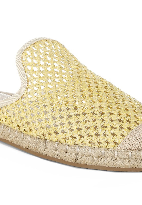 Rag Company Nongai Raffia Espadrilles Mules