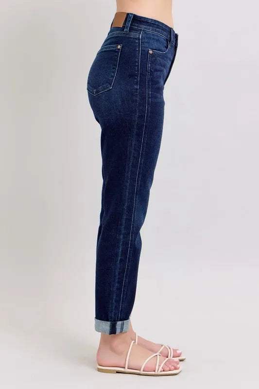 Judy Blue Plus Size High Waist Boyfriend Jeans