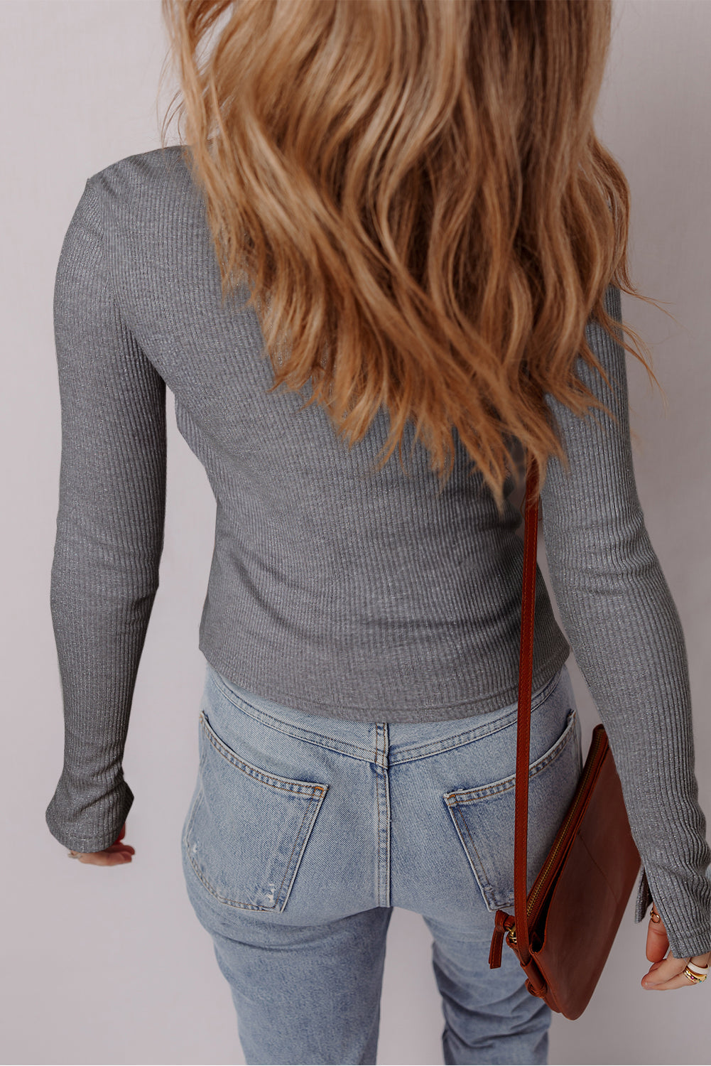 Premium Sleet Ribbed Knit Button Down Slim Cardigan