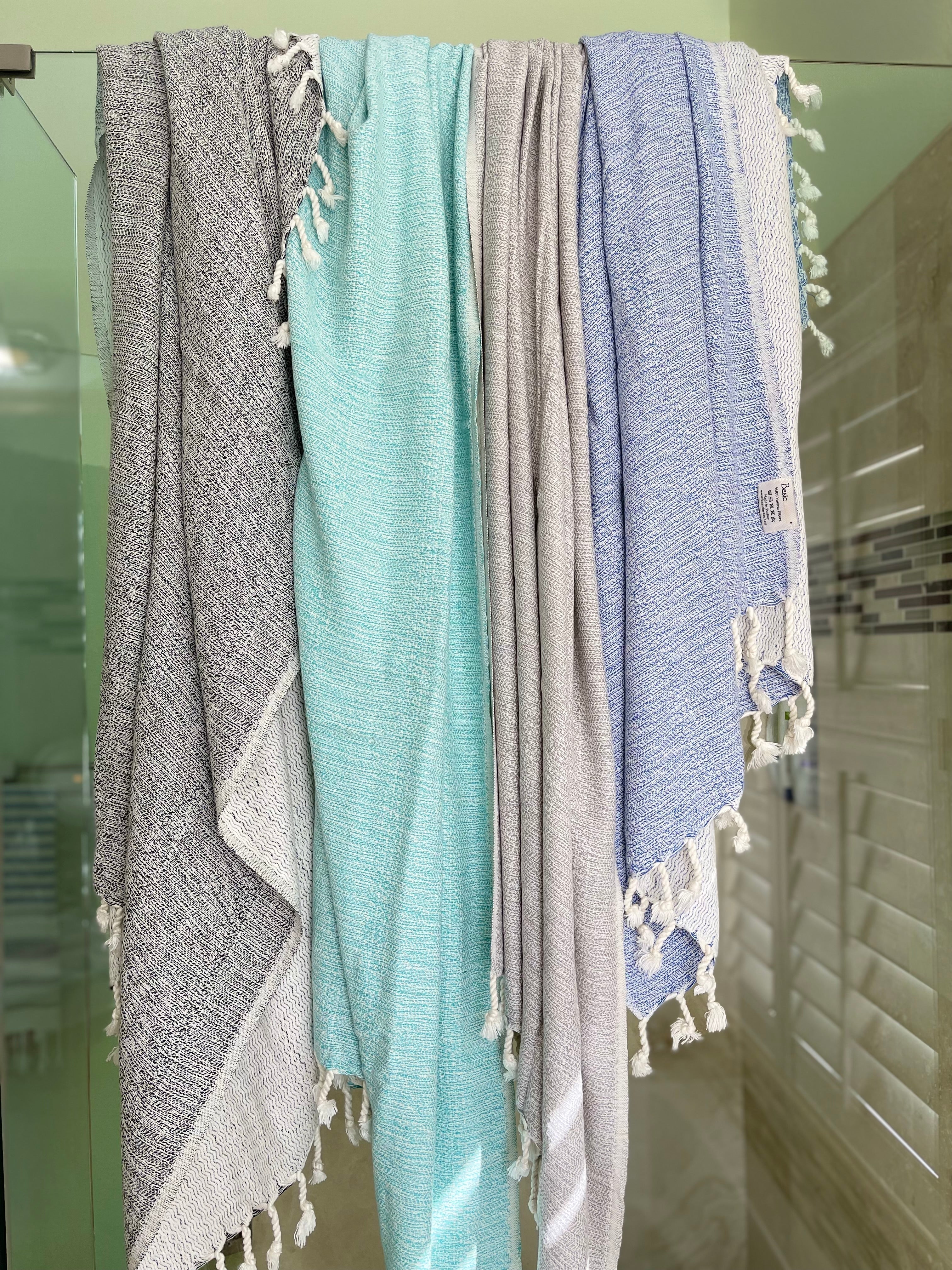 Basiclayersca Basiclayersca Santa Monica Soft Turkish Towel 40 Inch by 70 Inch Eco Friendly Quick Dry Bath and Beach Towel - Premium Quality Home & Kitchen | Fast Shipping & Returns - Premium Quality Home & Kitchen > Premium Collection > Premium Collec...