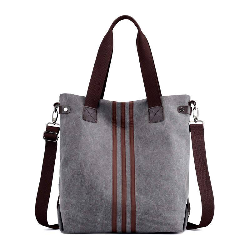 Premium Kelly Canvas Tote Bag with Adjustable Strap and Double Top Handles