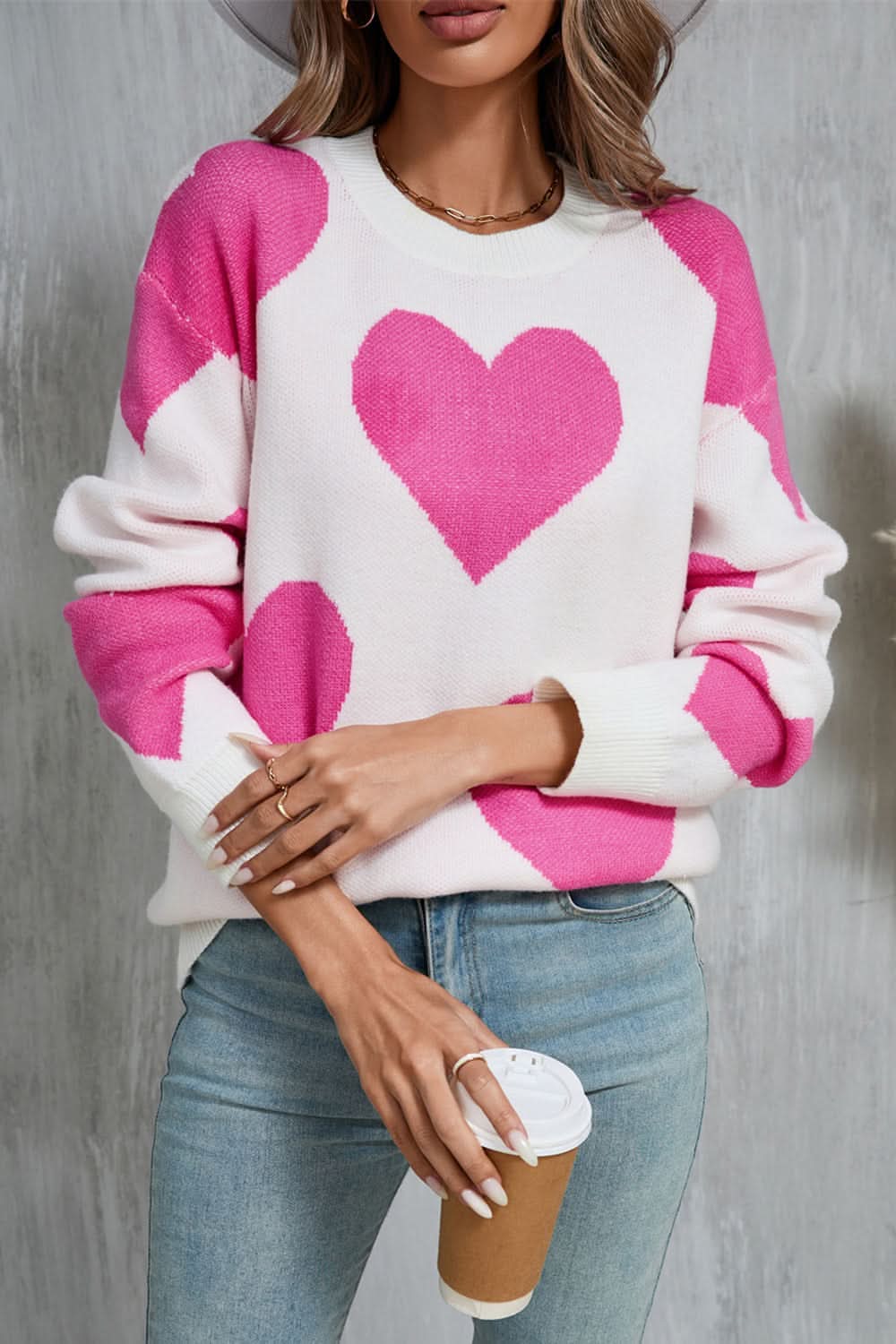 Oversized angel wings sweater