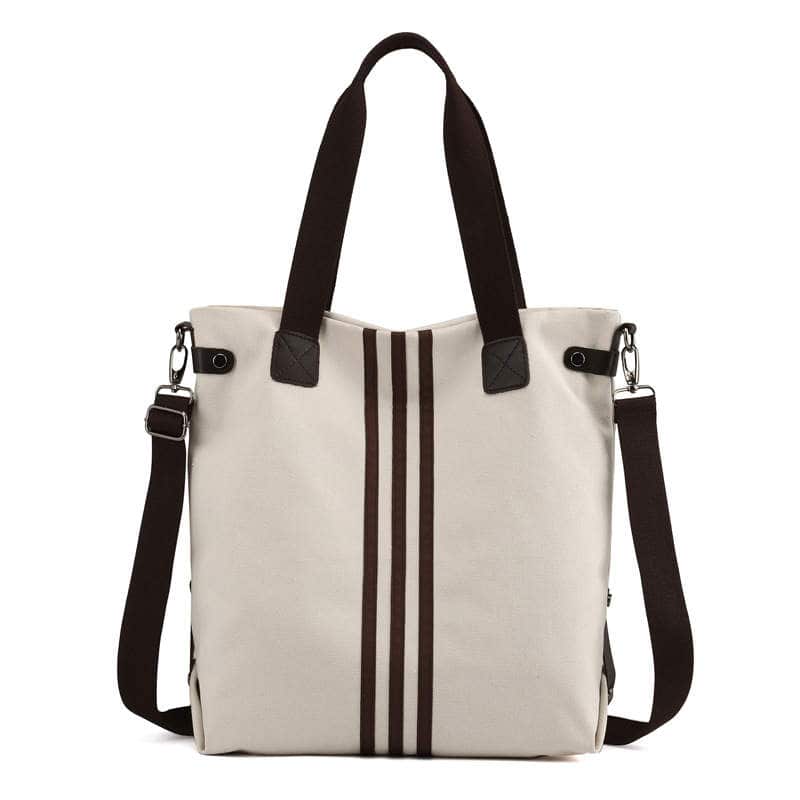 Premium Kelly Canvas Tote Bag with Adjustable Strap and Double Top Handles