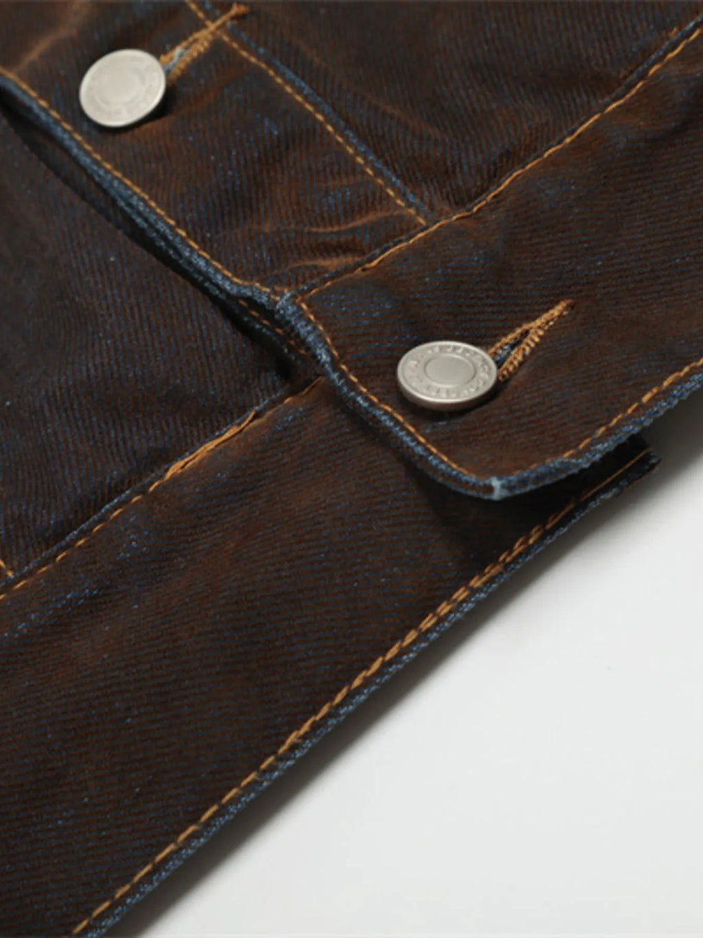 Men's Button Up Long Sleeve Denim Jacket