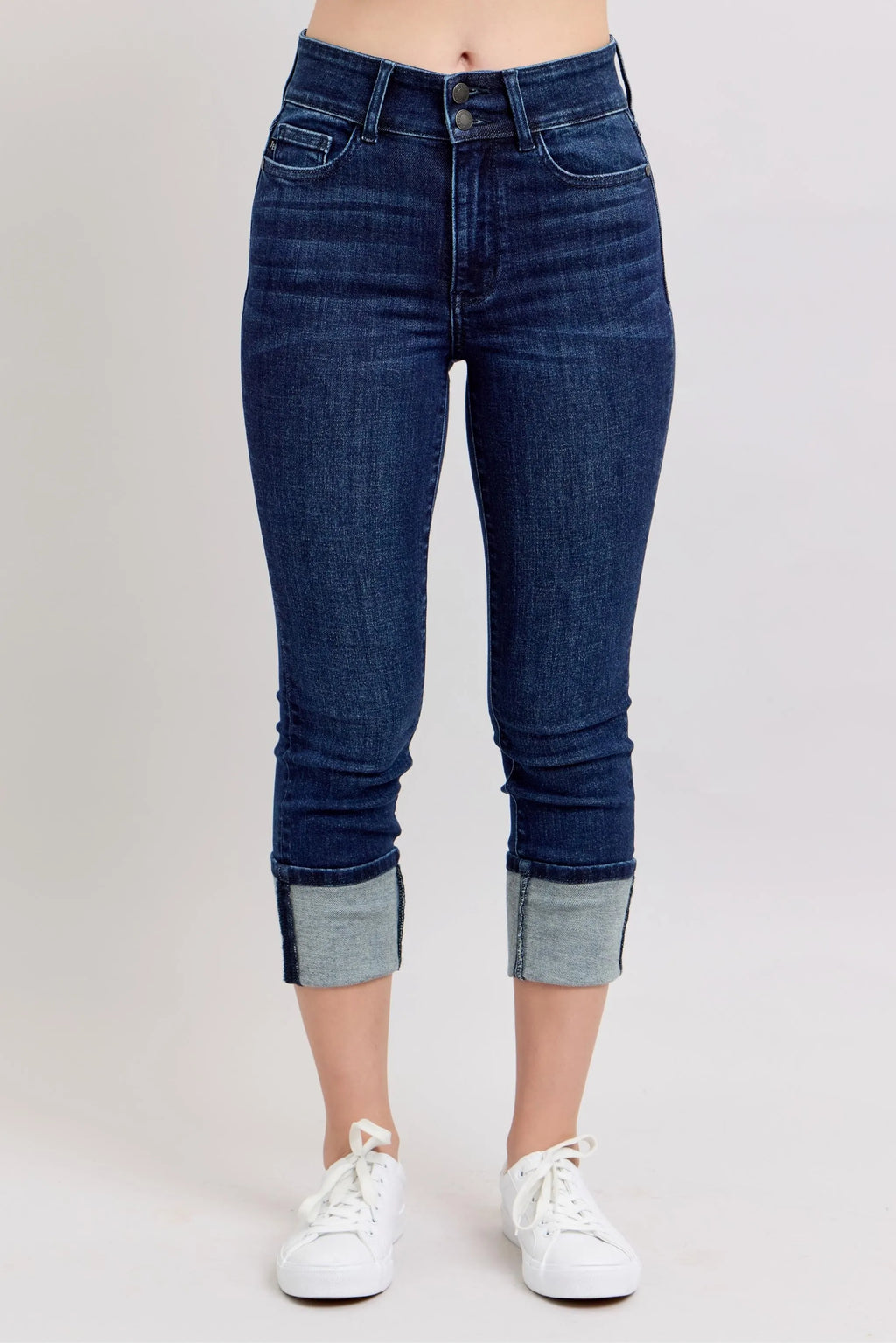 Judy Blue High Waist Double Waist Band Skinny Jeans