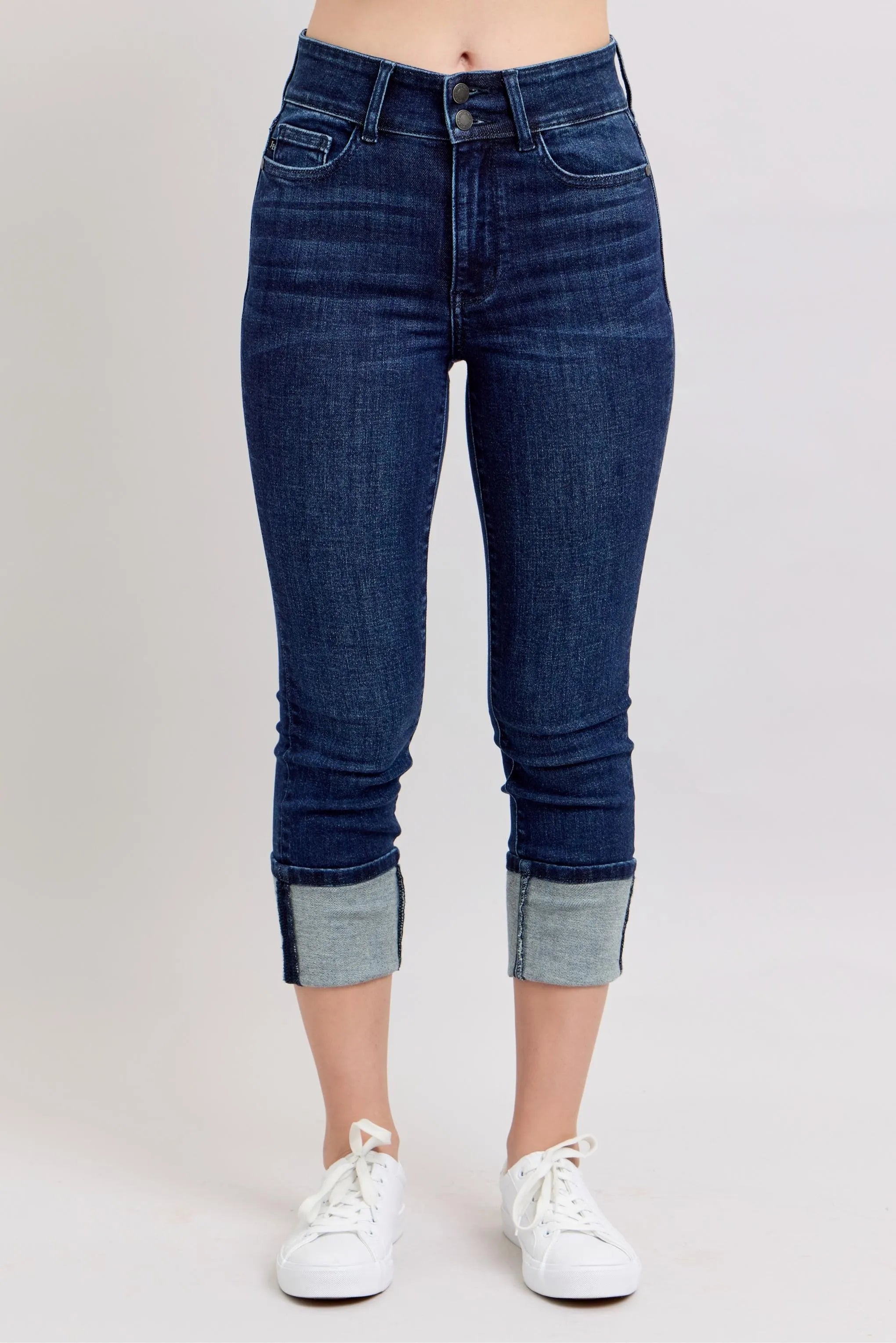 Judy Blue High Waist Double Waist Band Skinny Jeans