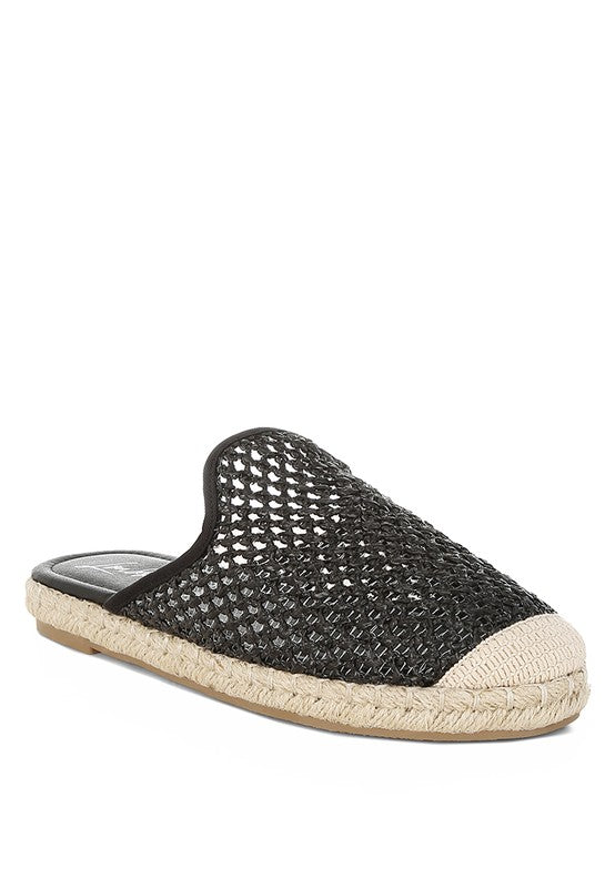 Rag Company Nongai Raffia Espadrilles Mules