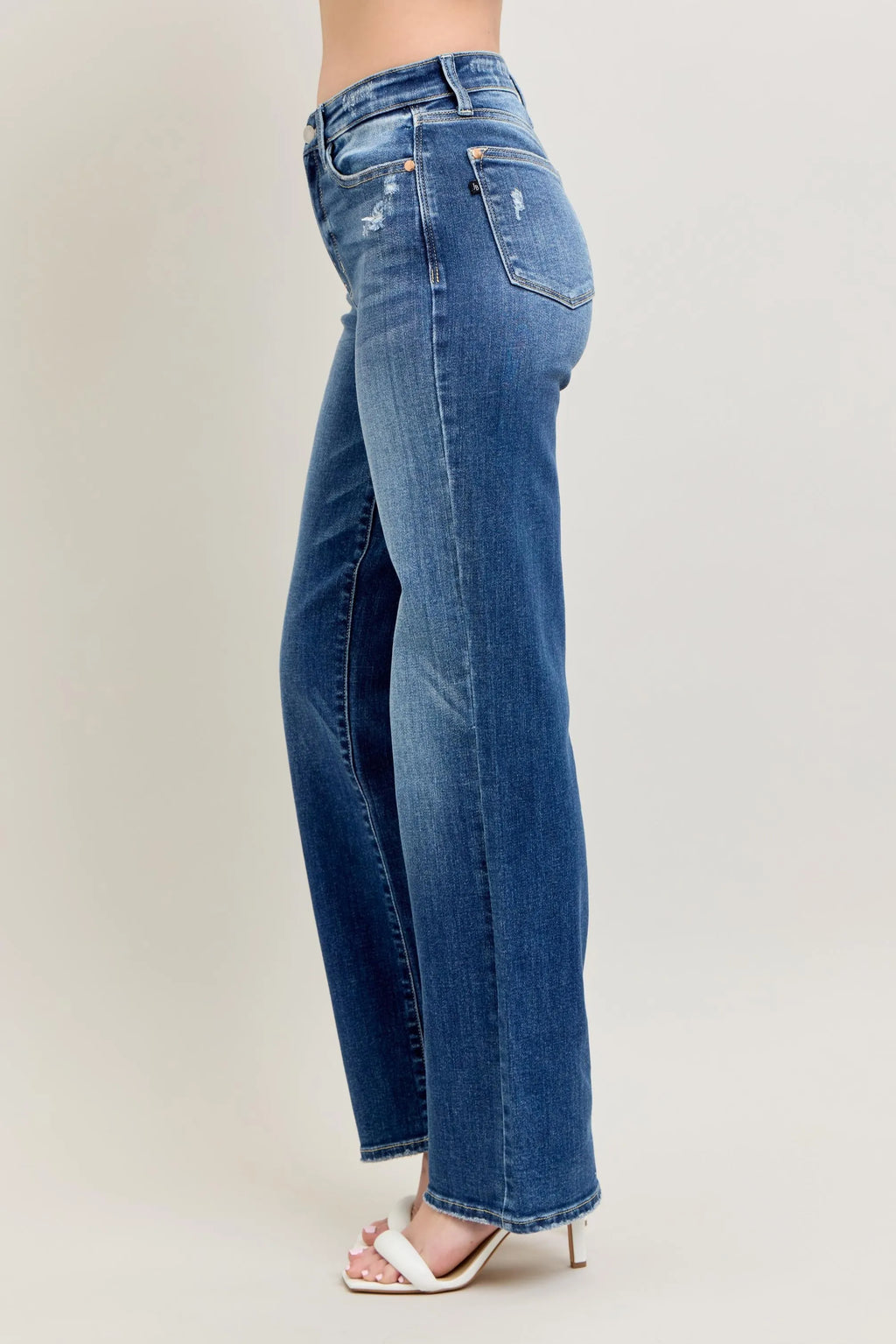Judy Blue Plus Size High Waist 90s Straight Leg Jeans