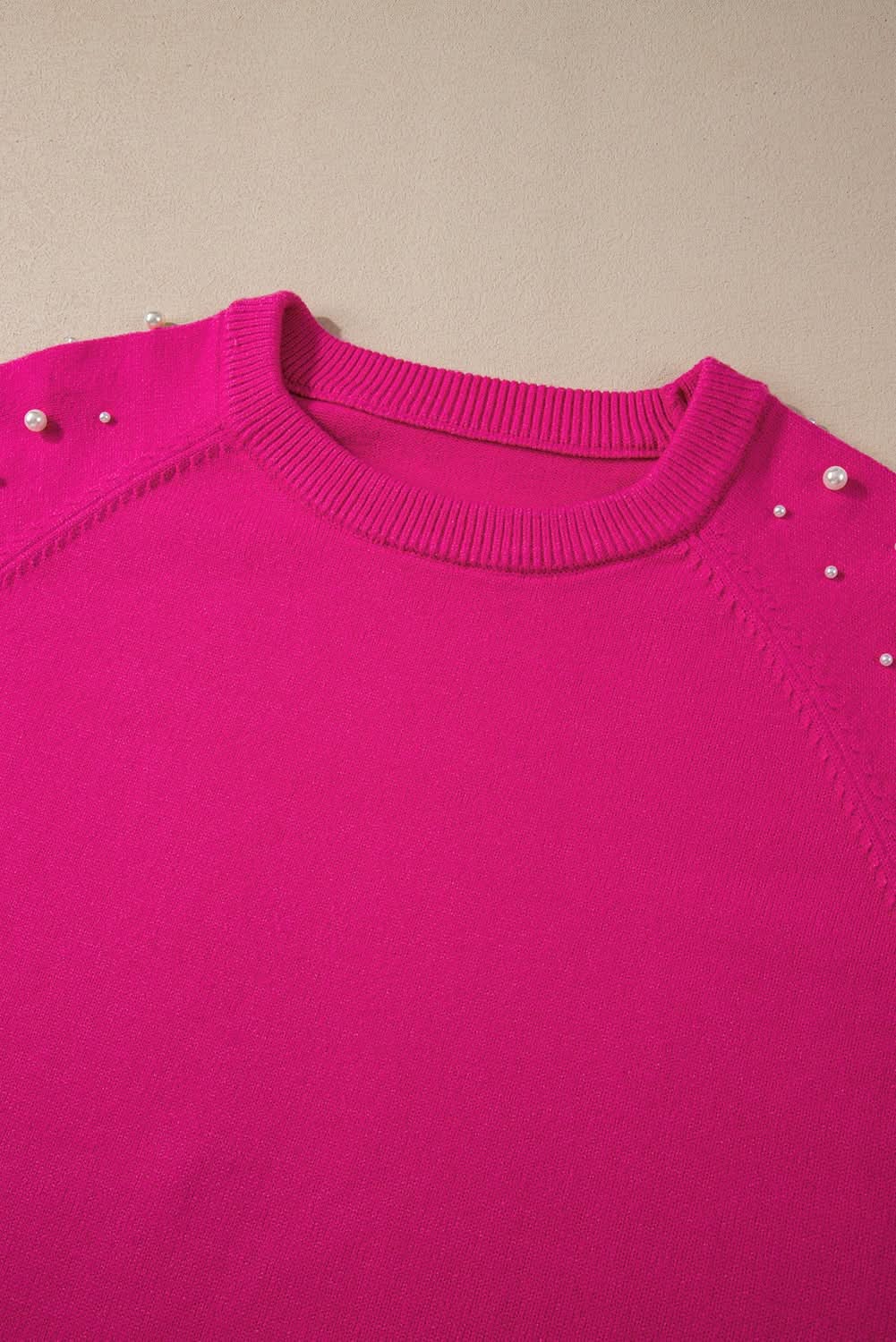 Strawberry pink plus size sweater