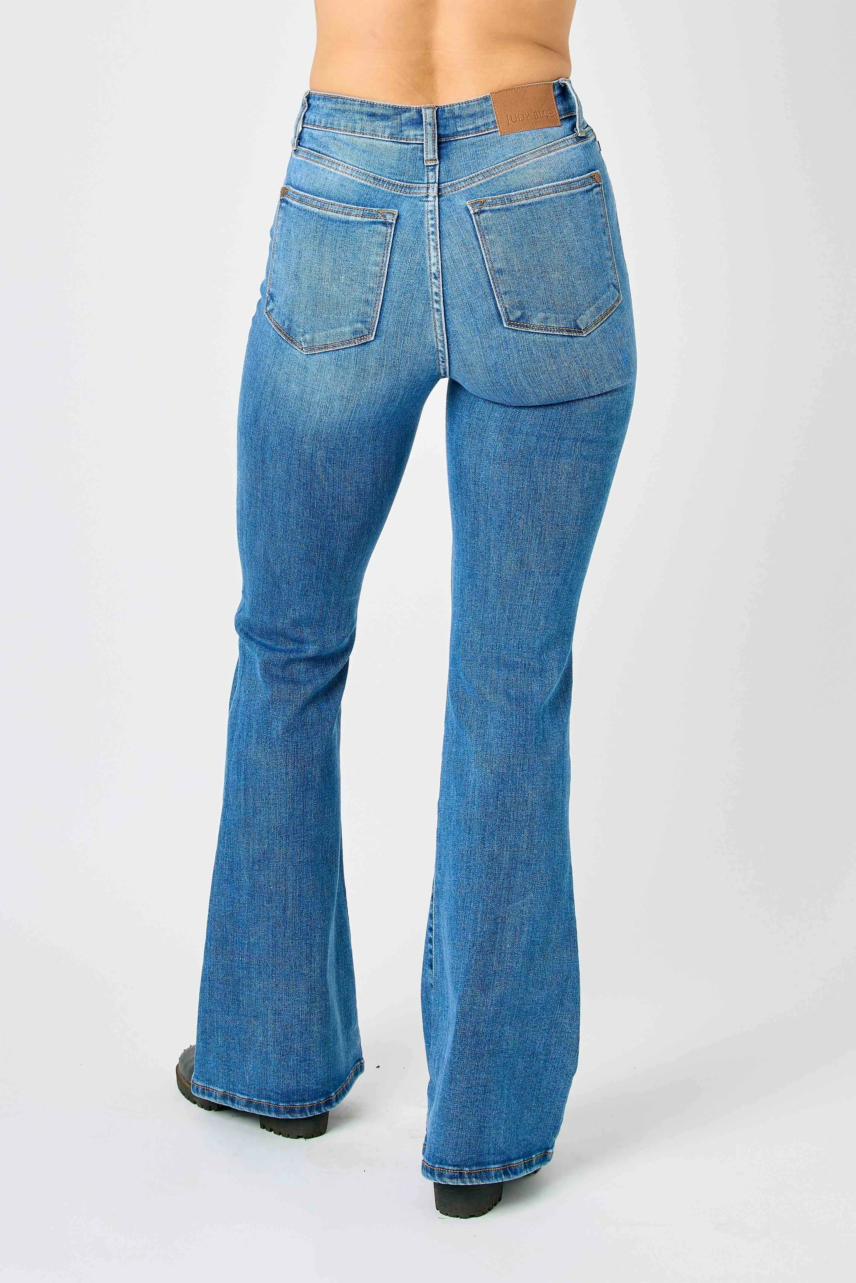 Judy Blue Plus Size High Waisted Classic Flare Jeans