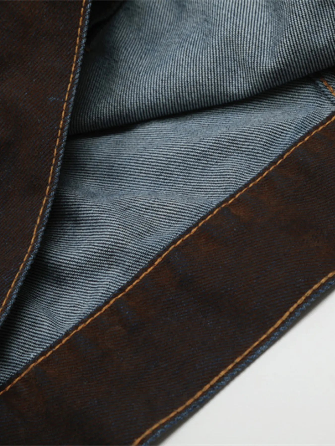 Men's Button Up Long Sleeve Denim Jacket