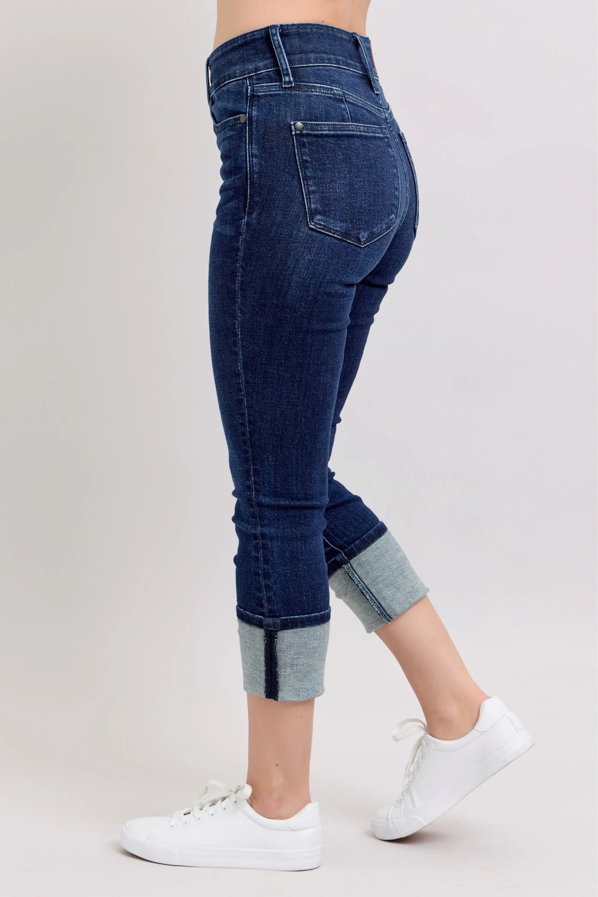 Judy Blue High Waist Double Waist Band Skinny Jeans