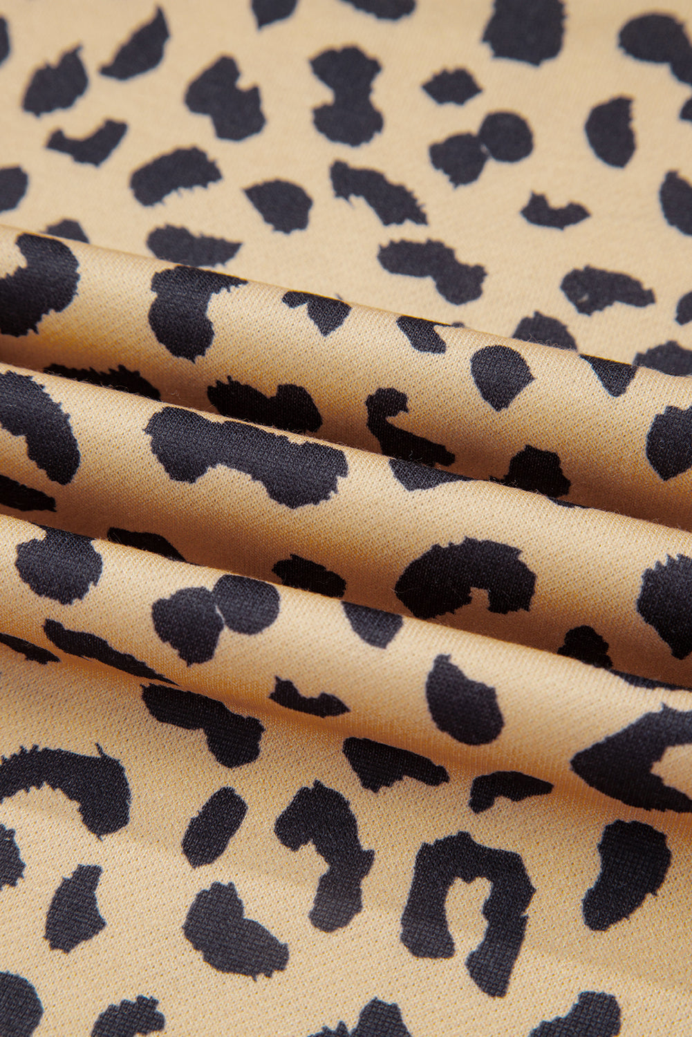 Premium Purple Leopard Striped Patchwork Plus Size Loose Sweatshirt