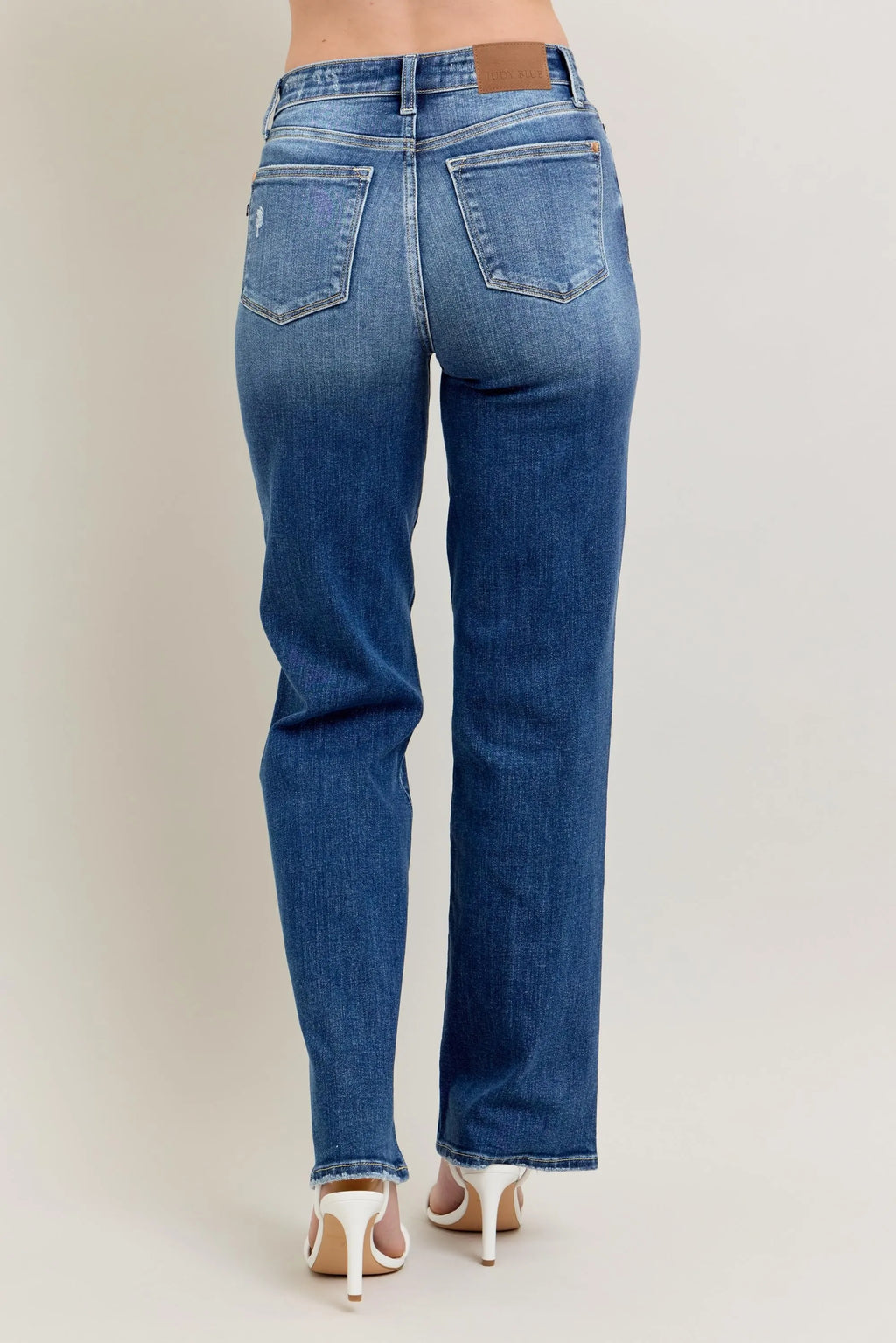 Judy Blue Plus Size High Waist 90s Straight Leg Jeans