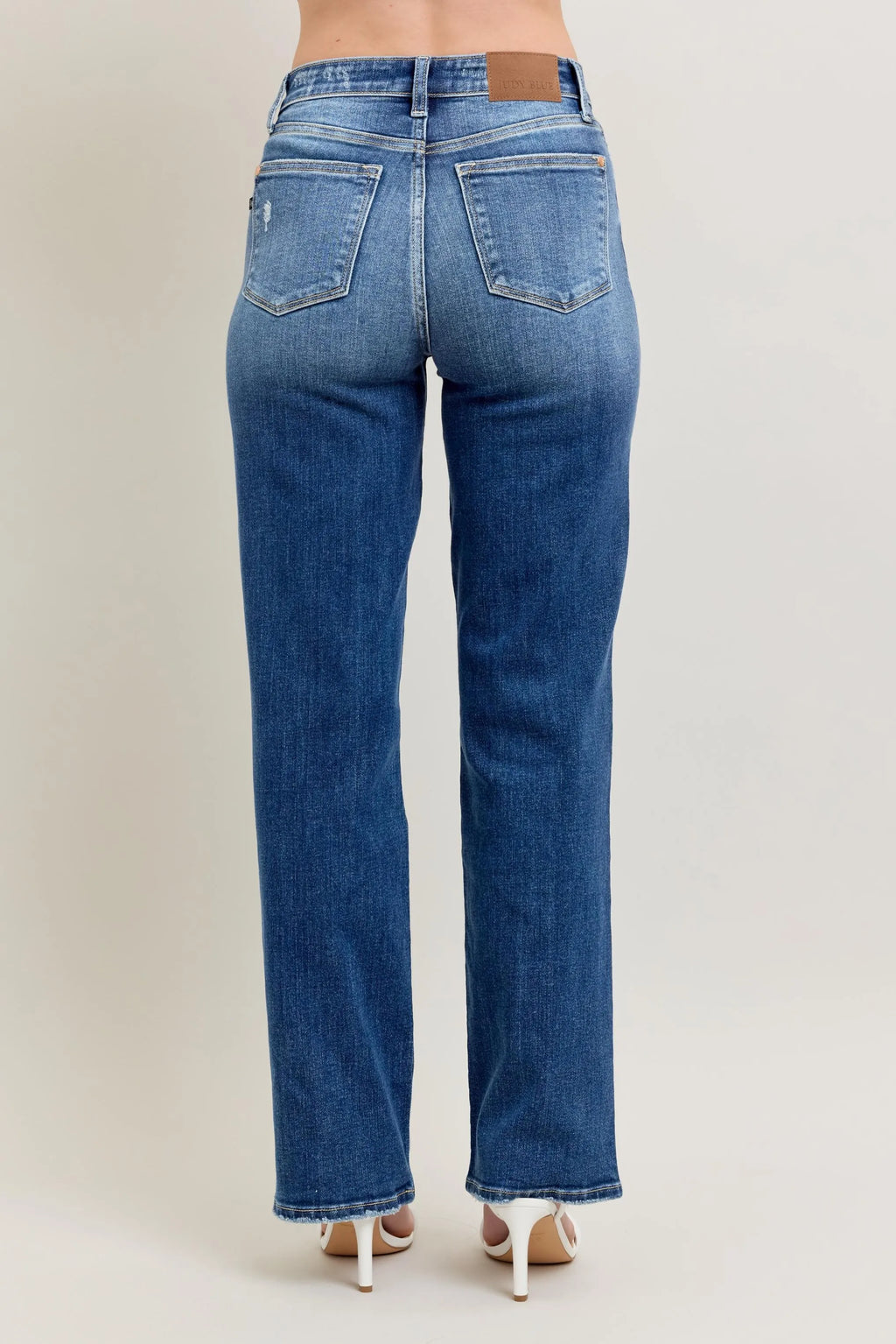 Judy Blue Plus Size High Waist 90s Straight Leg Jeans