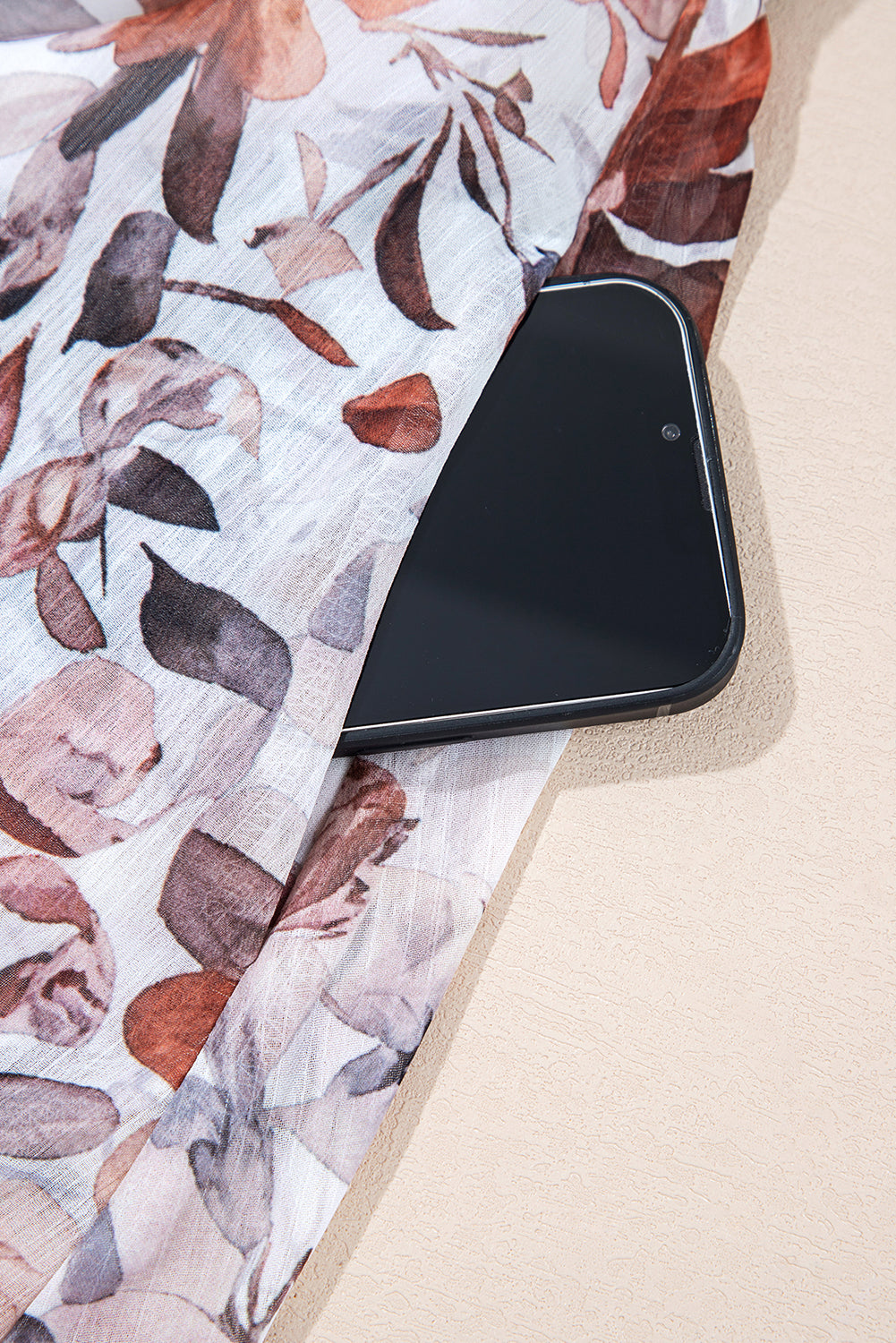 White Floral Print Sweetheart Neck Long Sleeve Mini Dress