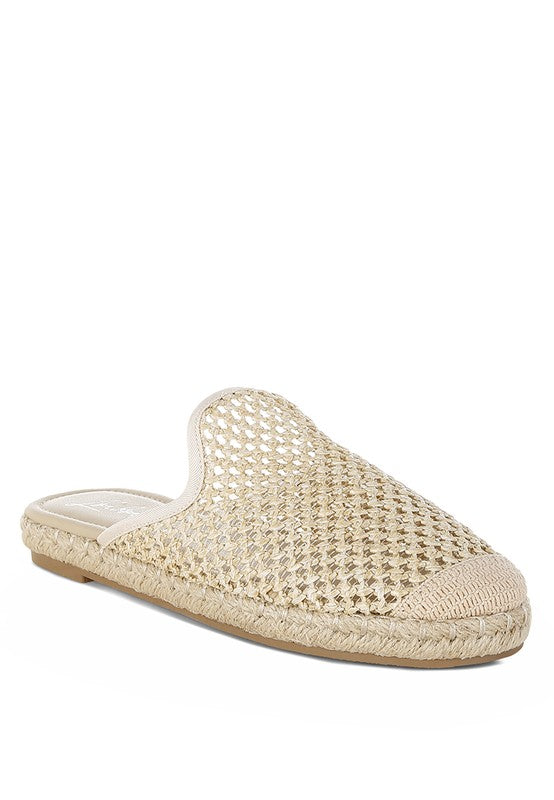 Rag Company Nongai Raffia Espadrilles Mules