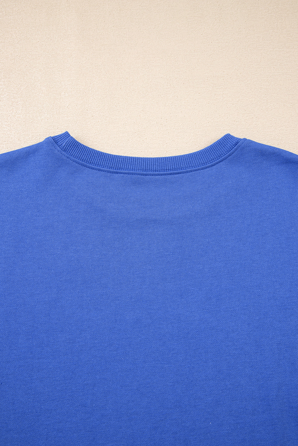 Sky Blue Varsity Sleeve Contrast Shift Sweatshirt Dress