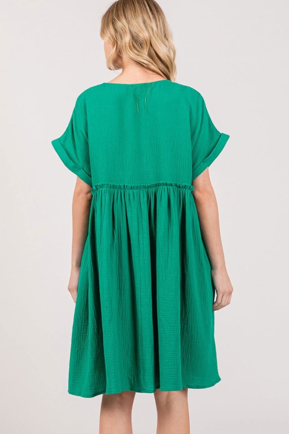 Sage + Fig Short Sleeve Dress for Effortless Elegance