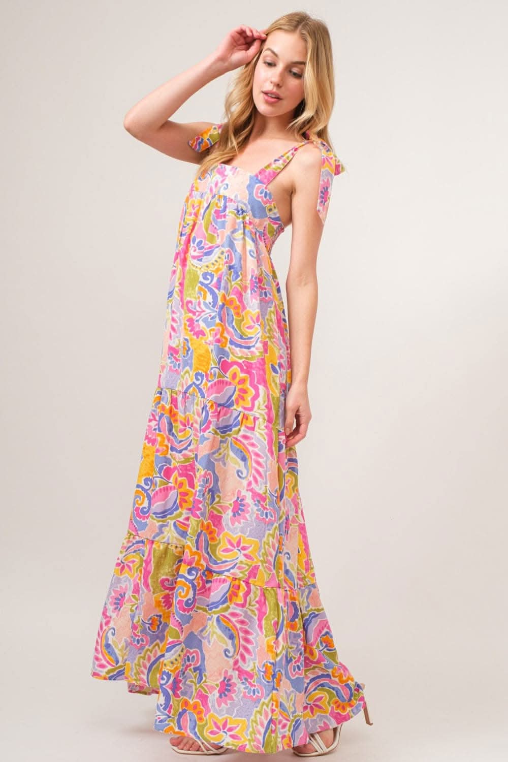 Trendsi And The Why Multicolor Maxi Dress, Size M