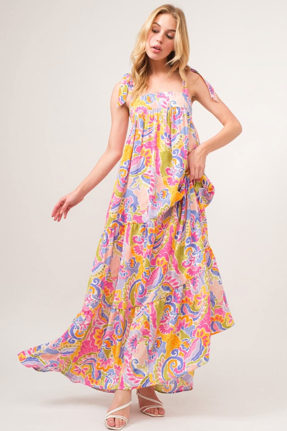 Trendsi And The Why Multicolor Maxi Dress, Size M