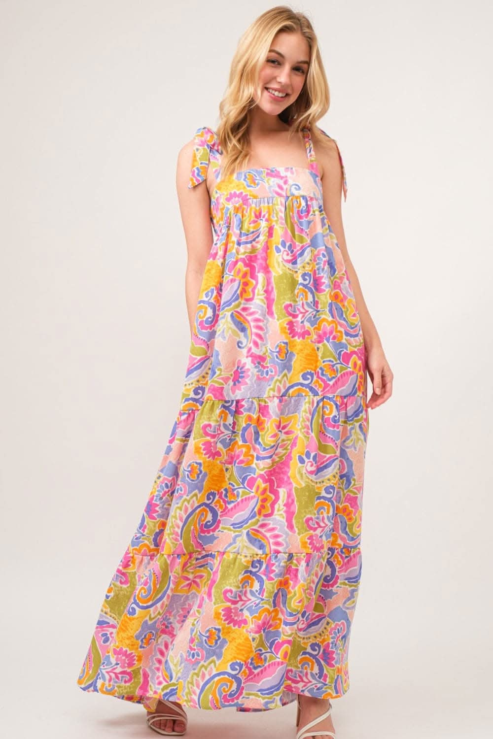 Trendsi And The Why Multicolor Maxi Dress, Size M