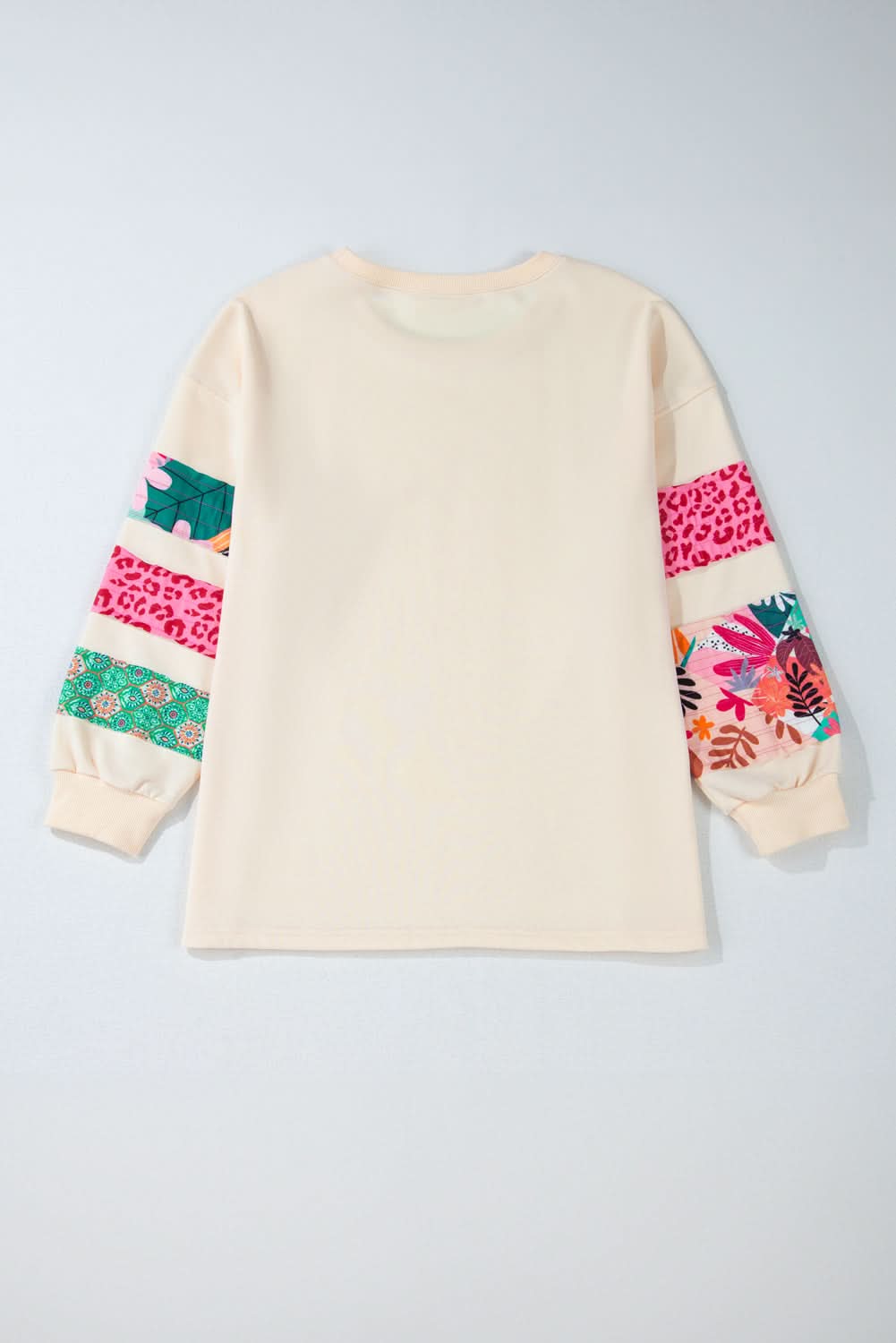 Love Salve: Plus Size Patchwork Sweatshirt