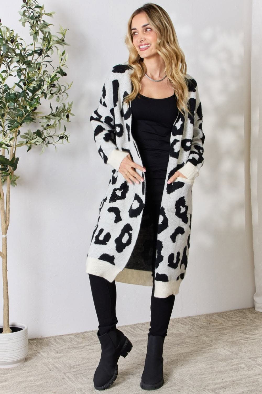 BiBi leopard print cardigan