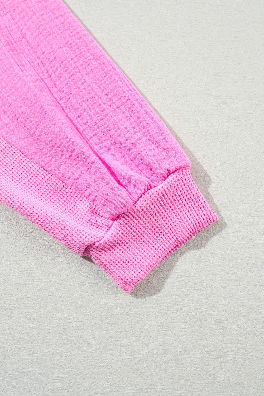 Bonbon plus size half-button top