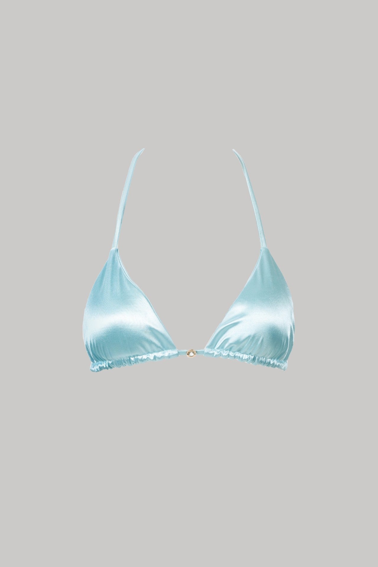 Cara Triangle Bikini Top in Ocean Blue