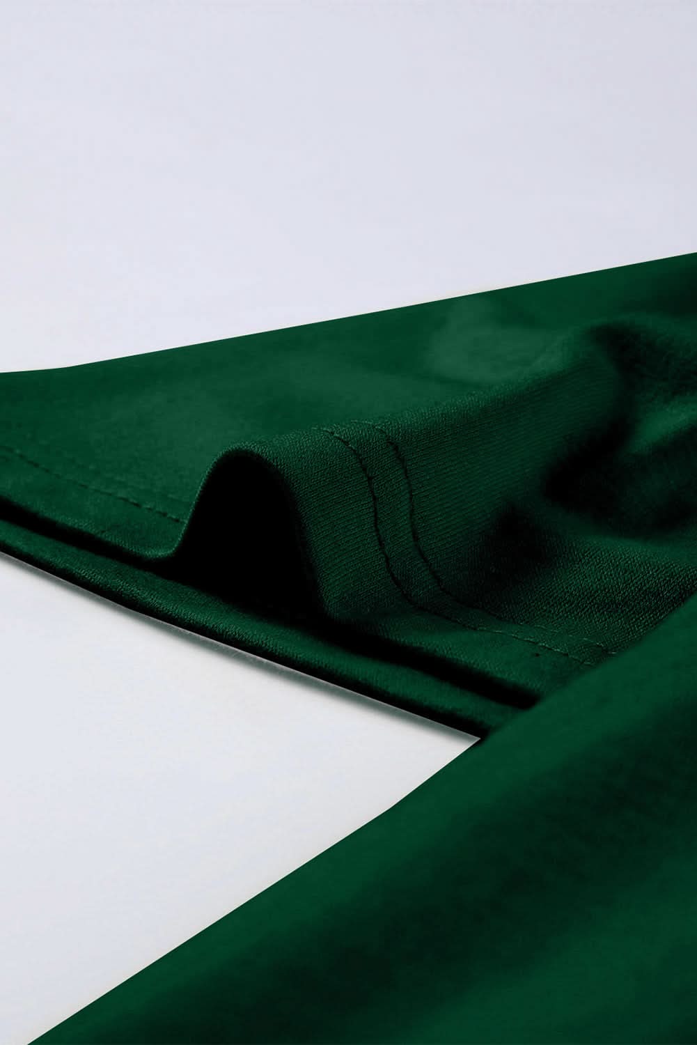 Chic green plus size square neck top