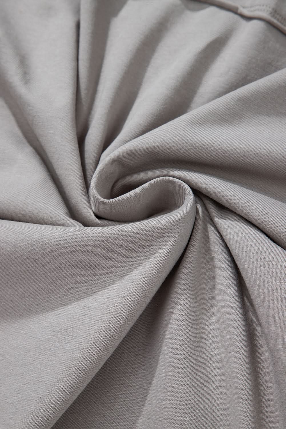 Chic grey floral star top - plus sizes