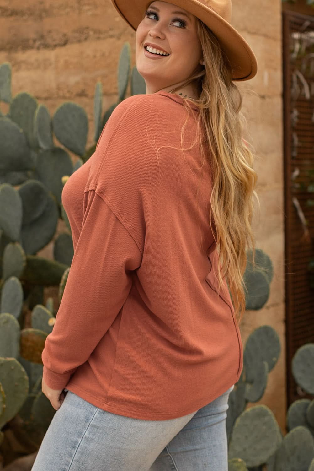 Chic plus size gold tunic top