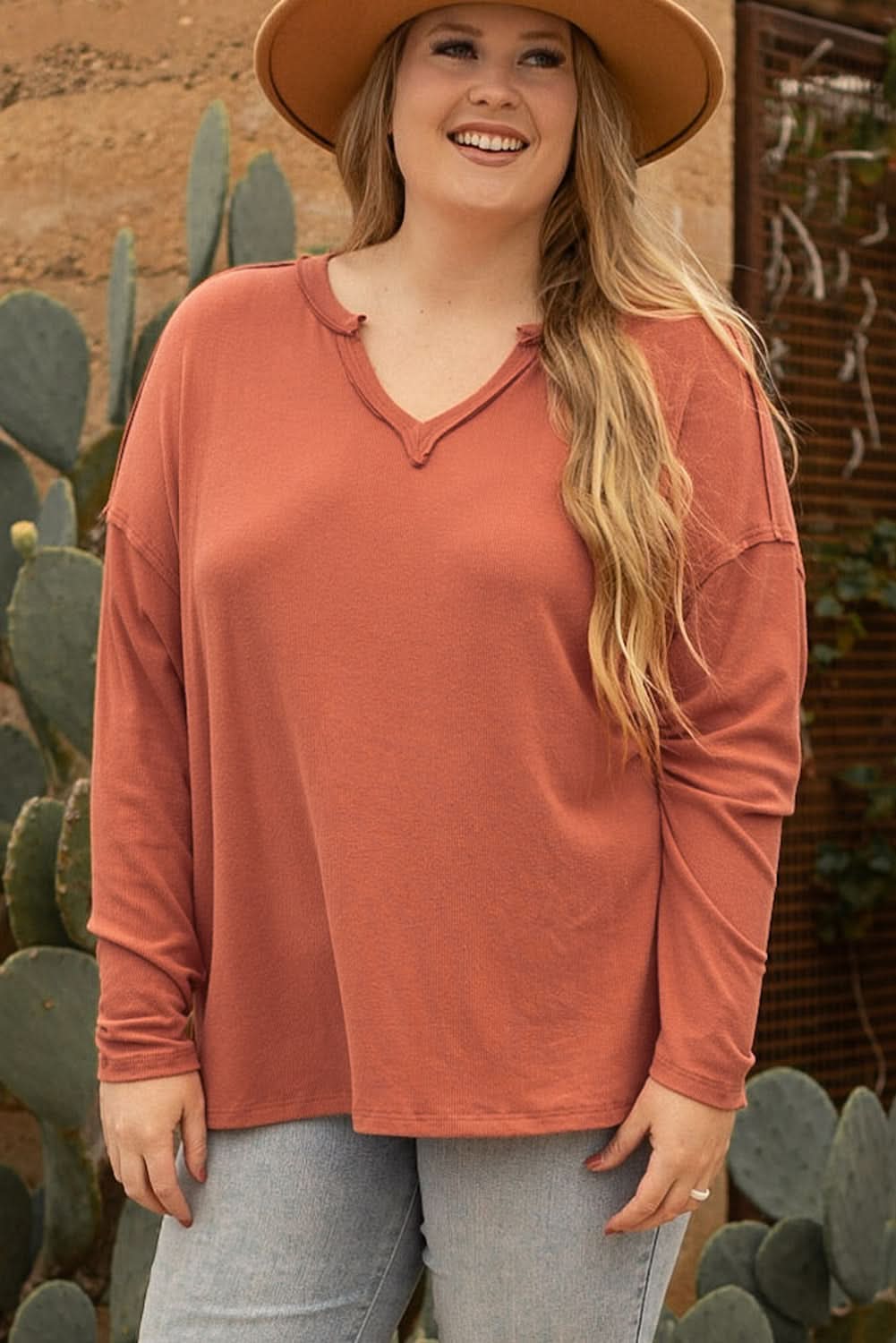 Chic plus size gold tunic top