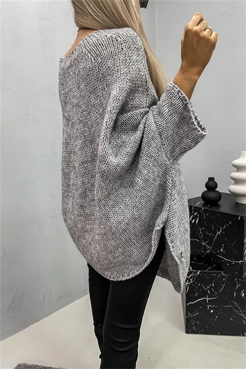 Cozy Batwing Sleeve Sweater