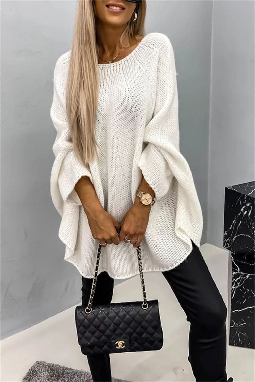 Cozy Batwing Sleeve Sweater