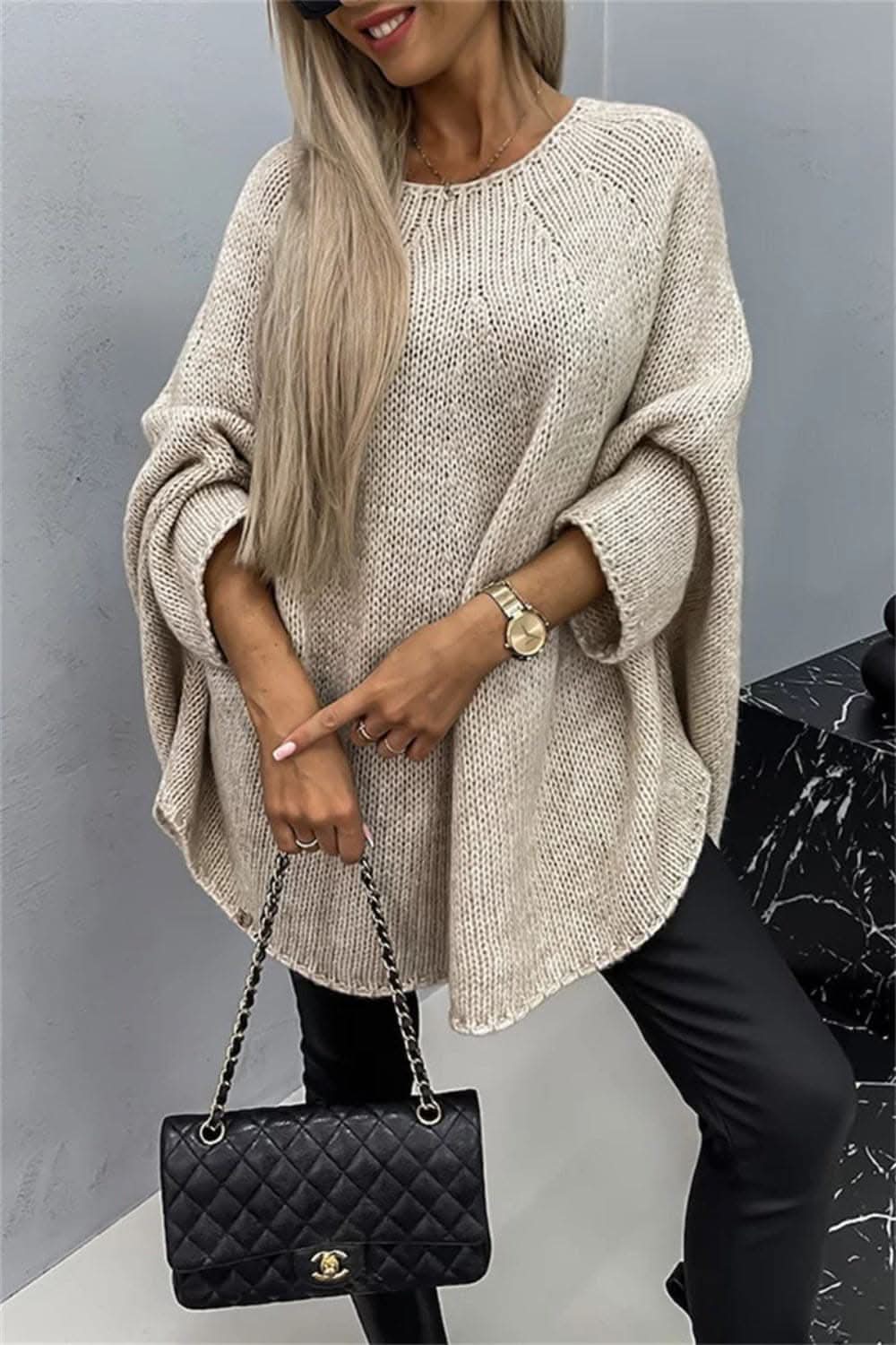 Cozy Batwing Sleeve Sweater