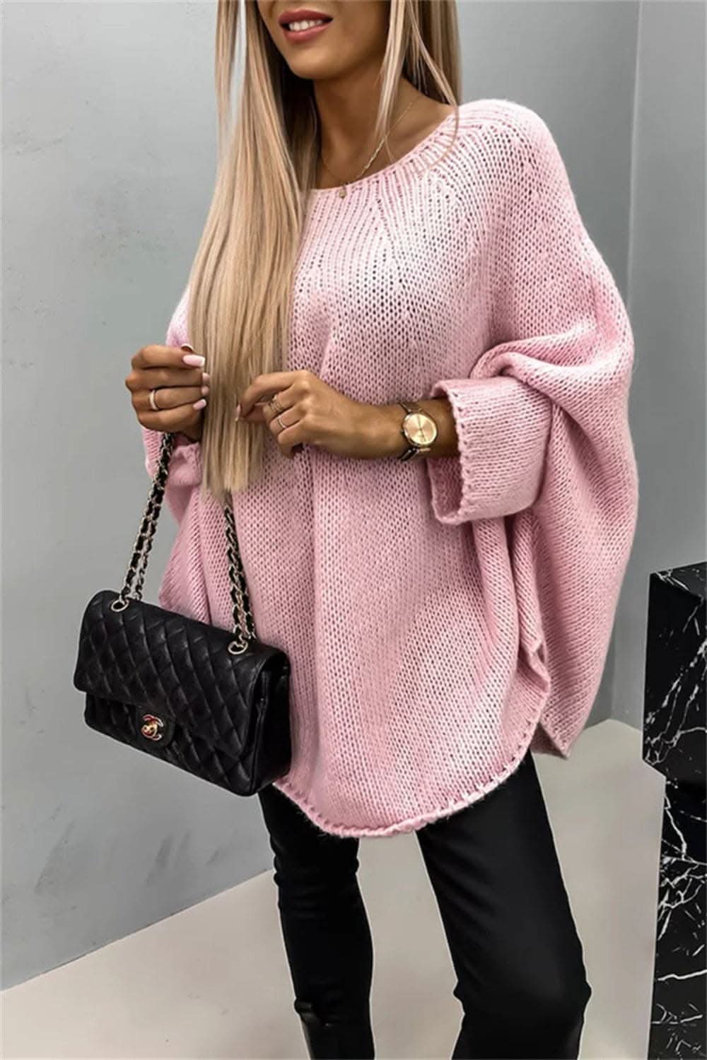 Cozy Batwing Sleeve Sweater