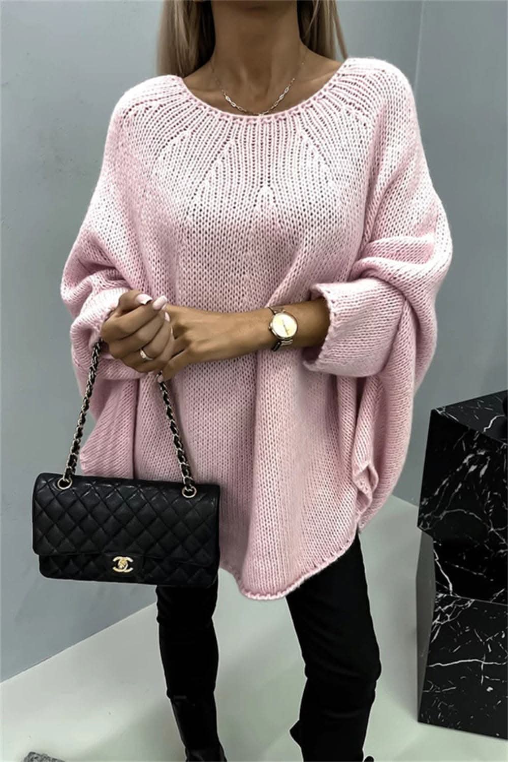 Cozy Batwing Sleeve Sweater