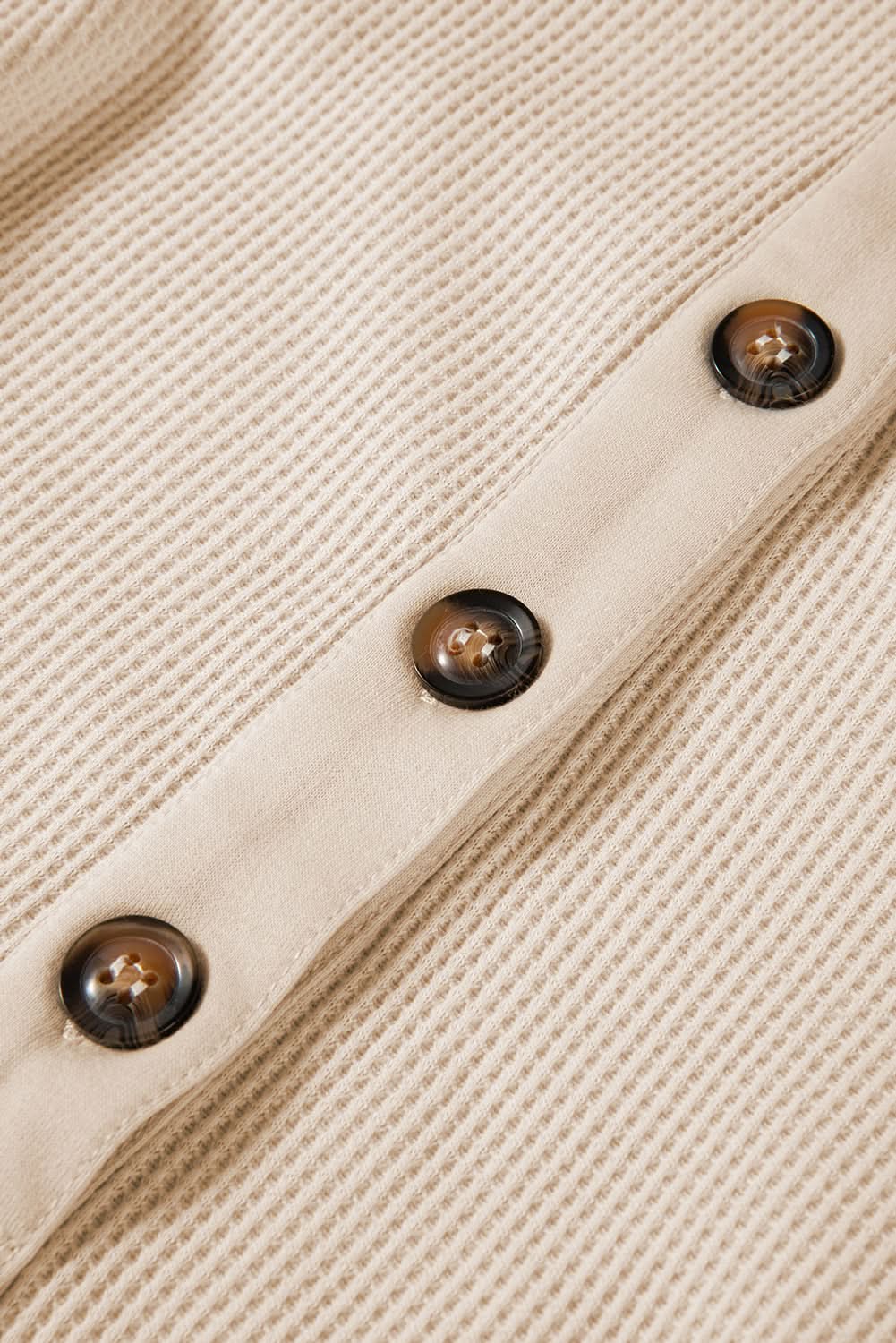 Cozy plus size thermal tunic with pockets