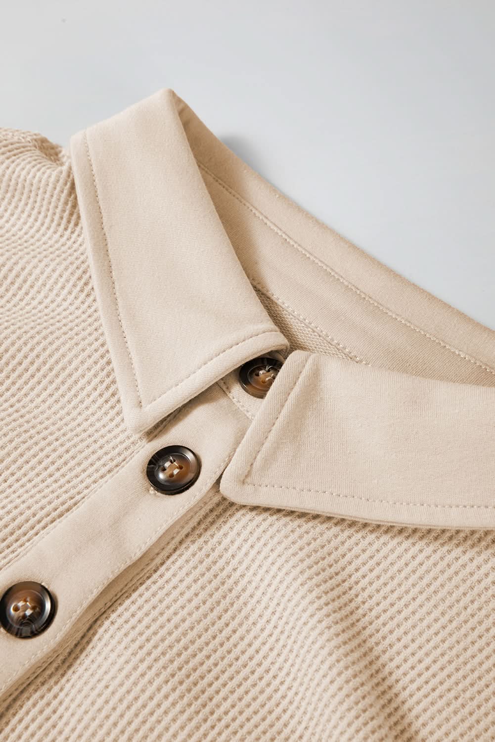 Cozy plus size thermal tunic with pockets