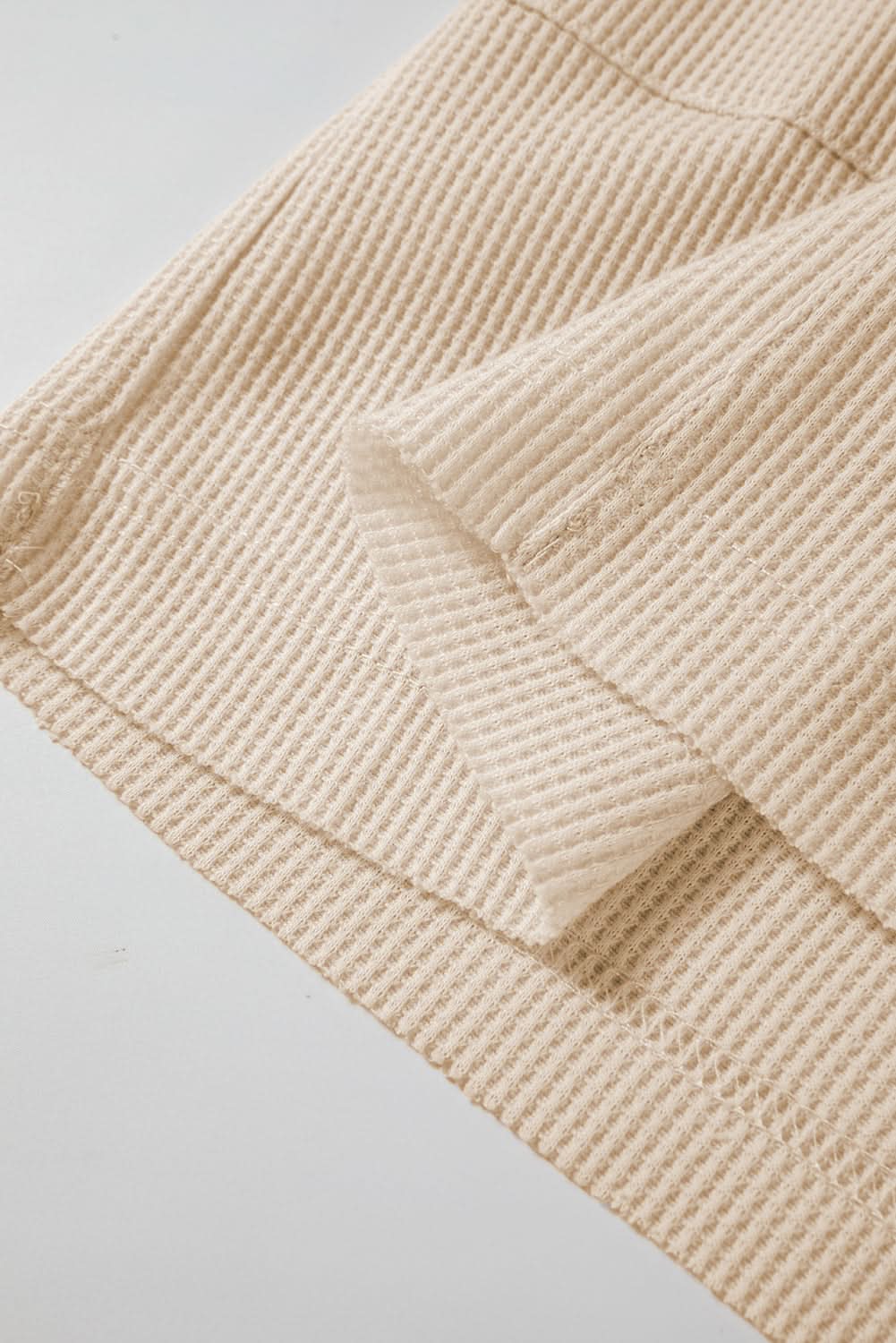 Cozy plus size thermal tunic with pockets