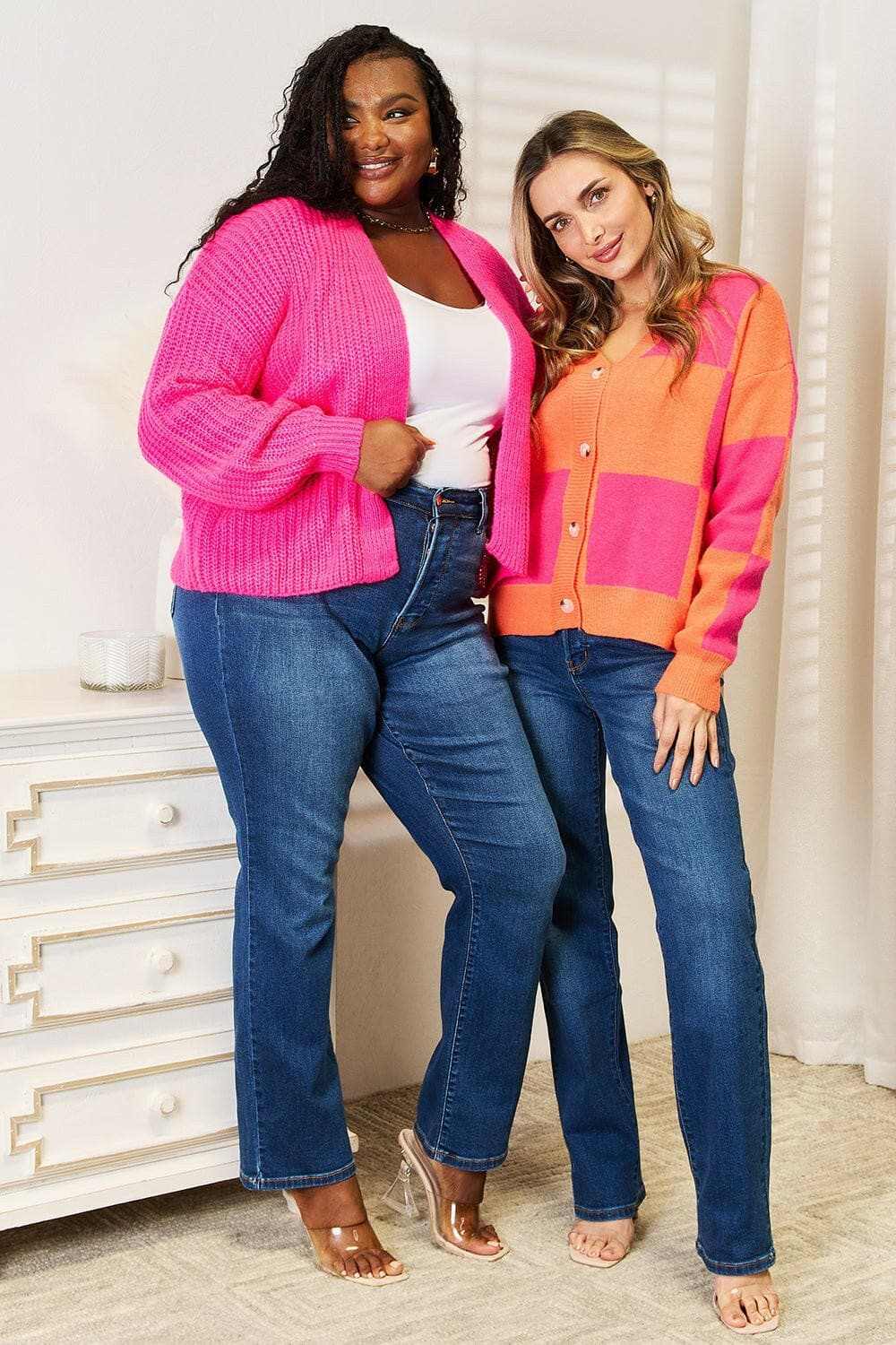 Cozy rib-knit cocoon cardigan