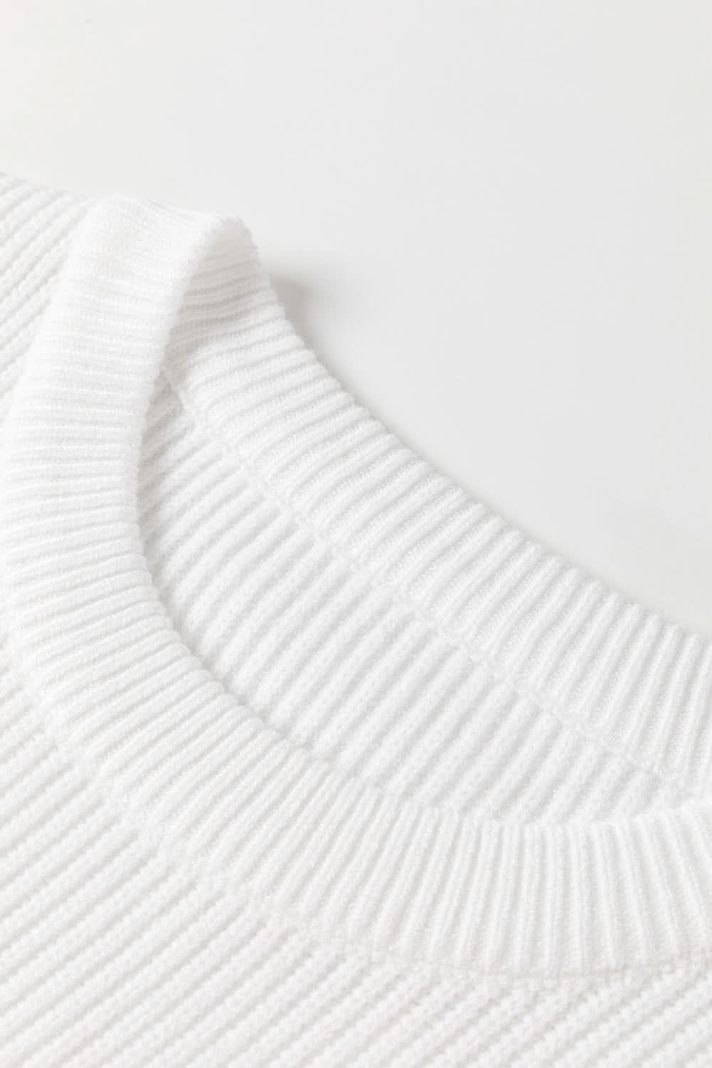 Cozy white pumpkin sweater